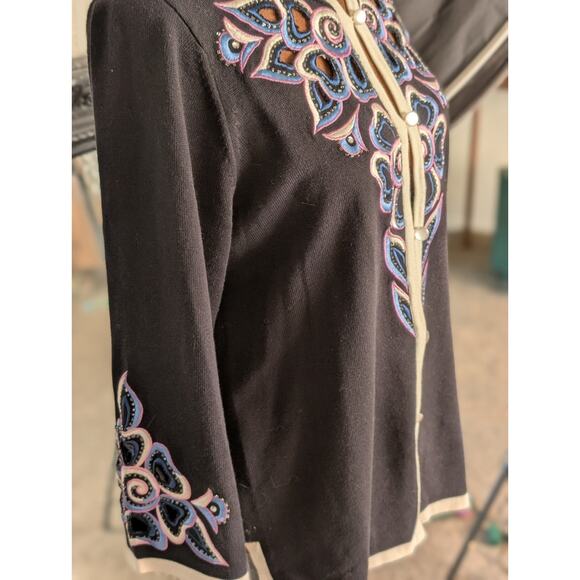 bob mackie wearable art Cardigan - Picture 2 of 8